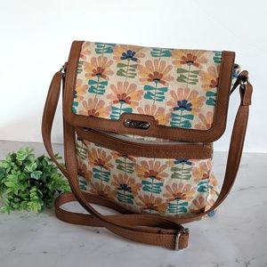 Relic Sunflower Canvas Crossbody Bag Purse
